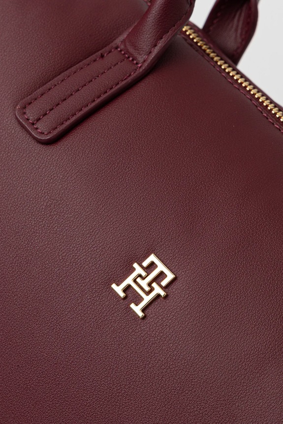 Τσάντα Tommy Hilfiger μπορντό AW0AW17705