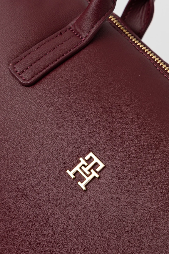 Τσάντα Tommy Hilfiger μπορντό AW0AW17705