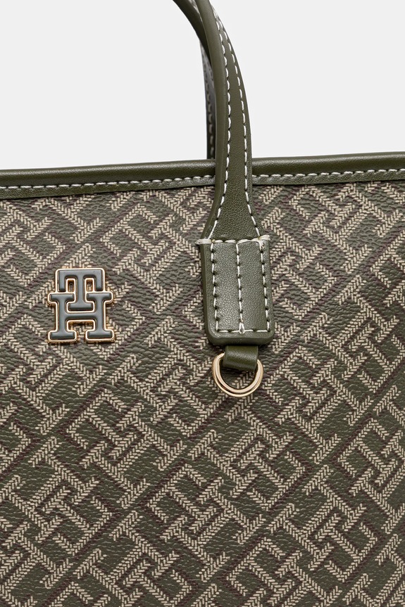 Kabelka Tommy Hilfiger zelená AW0AW17717