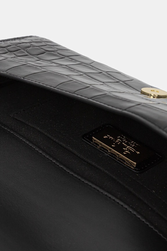 Kožna pismo torbica Luisa Spagnoli 542509 crna