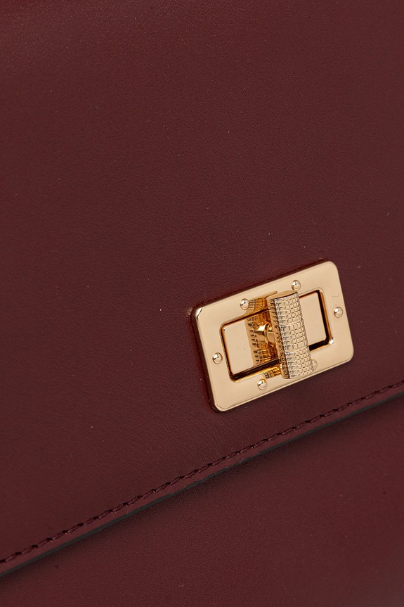 Geox bőr táska ELEANA D56ZRB.00043 burgundia