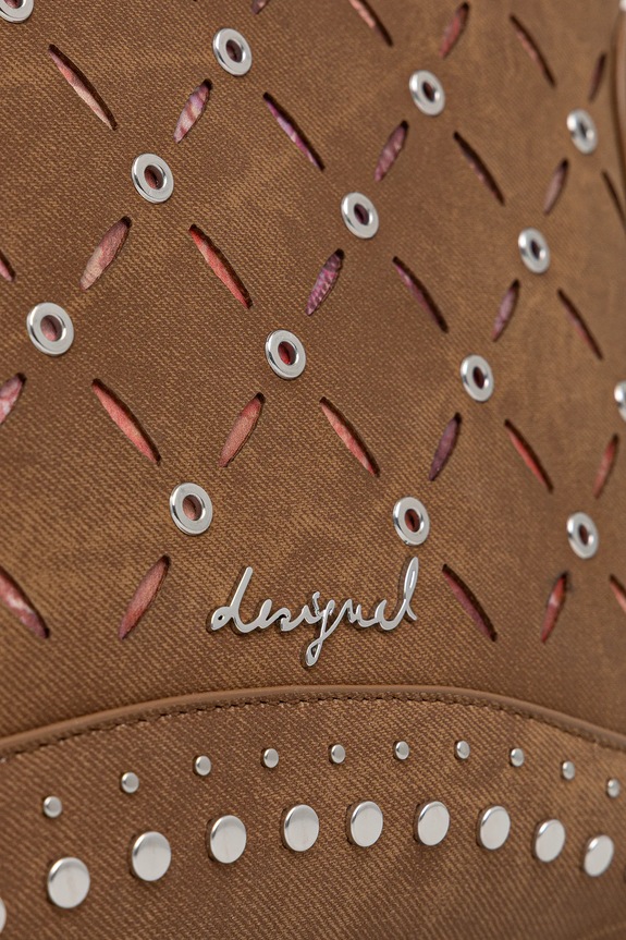 Ruksak Desigual YANKEE METAL PATCH S smeđa 25WAKP31