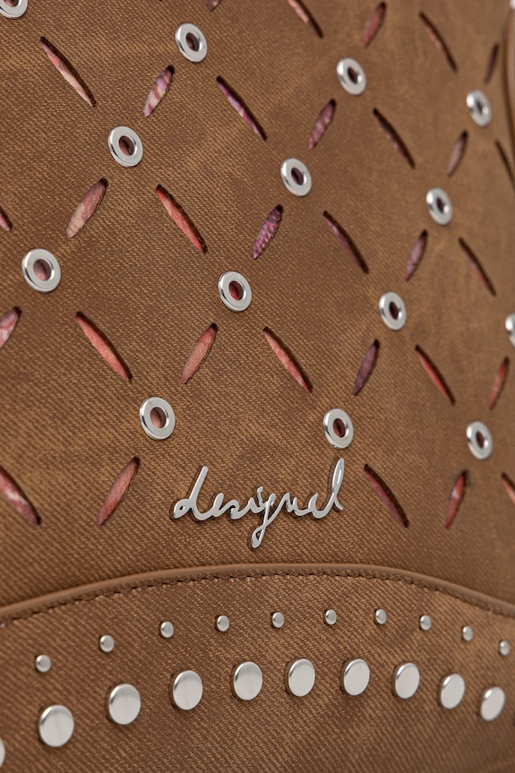Ruksak Desigual YANKEE METAL PATCH S smeđa 25WAKP31