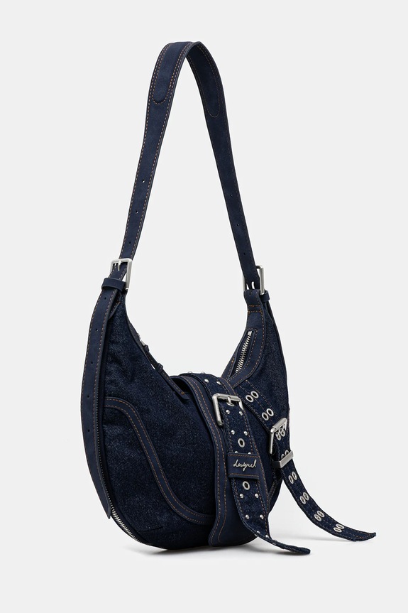 Desigual geantă de blugi BINDELLA CA 25WAXD24 bleumarin AW25
