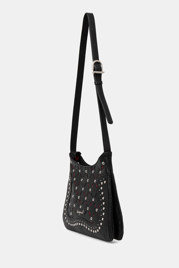 Desigual torebka YANKEE MANAOS BLACK 25WAXP38 czarny AW25