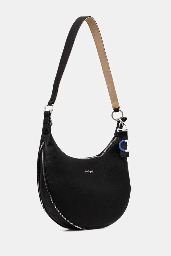 Desigual poșetă DELTA LYRA BLACK 25WAXP49 negru AW25