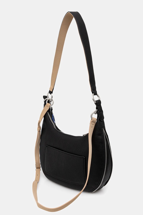 Desigual poșetă DELTA LYRA BLACK negru 25WAXP49