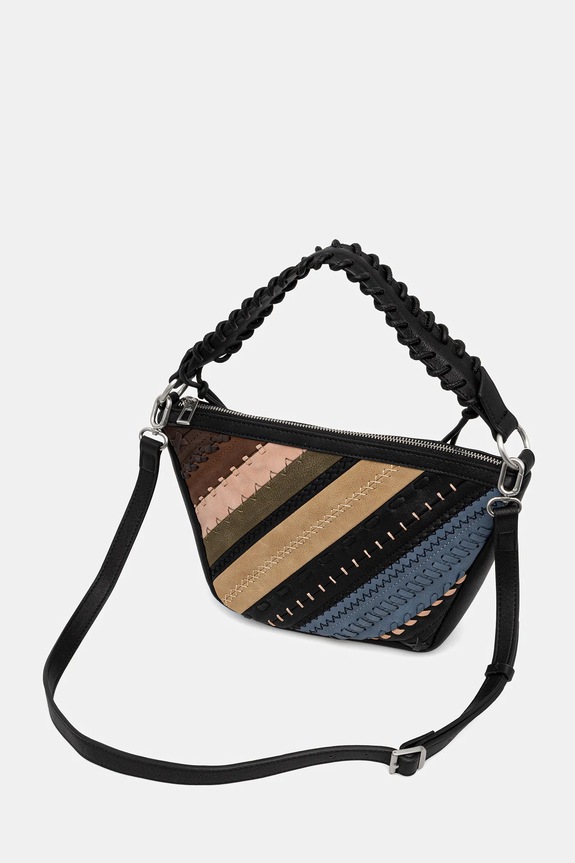 Dodatki Torbica Desigual QUEBEC WHIPSTITCH PAT 25WAXP78 črna