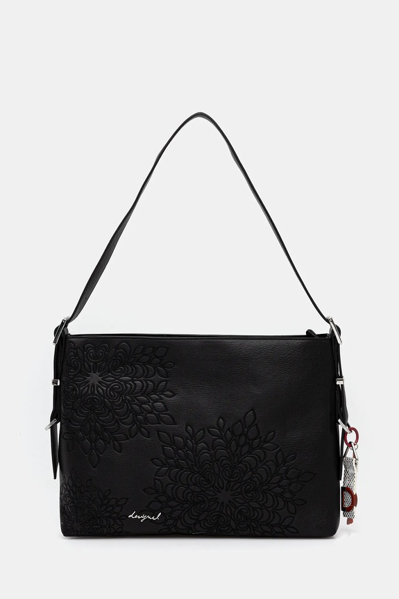 Desigual poșetă SIERRA BUXTON MINI incape in A4 negru 25WAXPA0