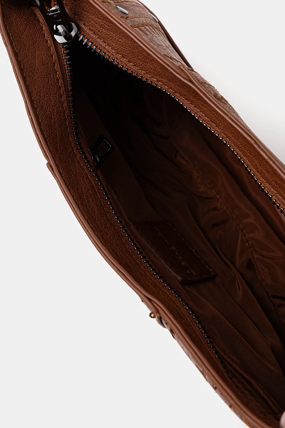 Τσάντα Desigual EMBRO PATCH ALSACIA C 25WAXPA7 καφέ