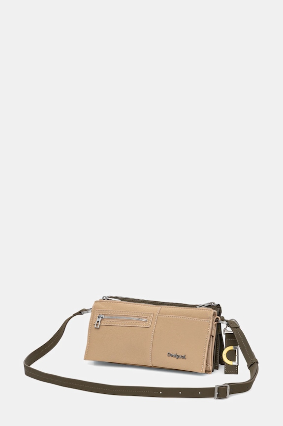 Desigual kézitáska DELTA NOVA SILVER 25WAXPAF bézs AW25