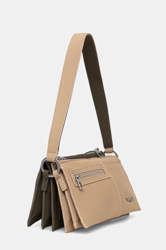 Kiegészítők Desigual kézitáska DELTA NOVA SILVER 25WAXPAF bézs