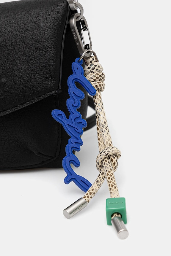 Kiegészítők Desigual kézitáska HALF LOGO TROKEL BLA 25WAXPAL fekete