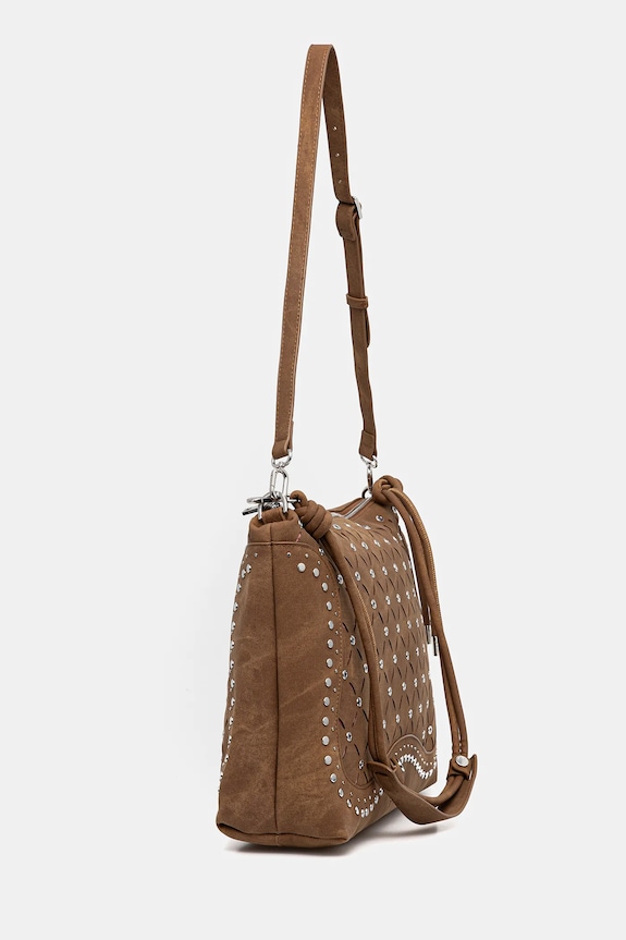Kabelka Desigual YANKEE LEIRIA MINI CA 25WAXPB5 hnědá AW25