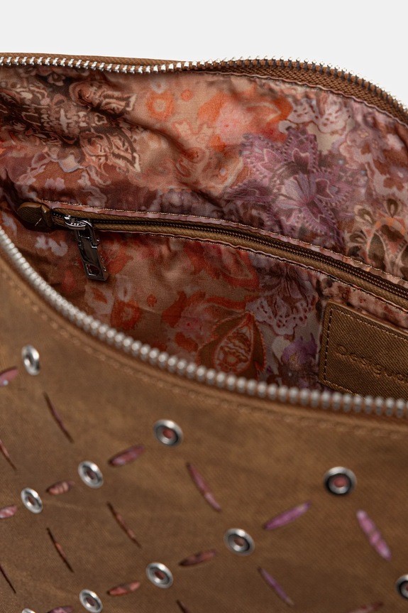 Kabelka Desigual YANKEE LEIRIA MINI CA 25WAXPB5 hnědá