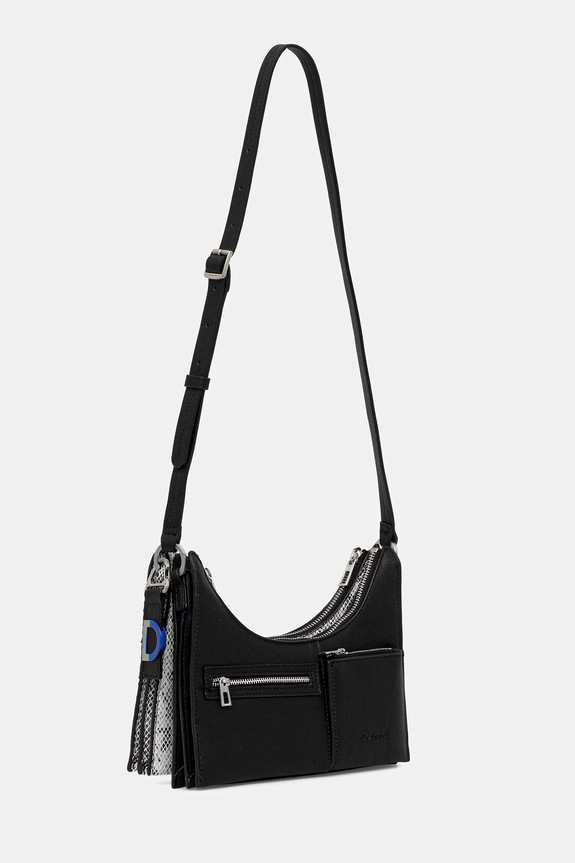 Accesorii Desigual poșetă DELTA VEGA OLIVE 25WAXPB7 negru