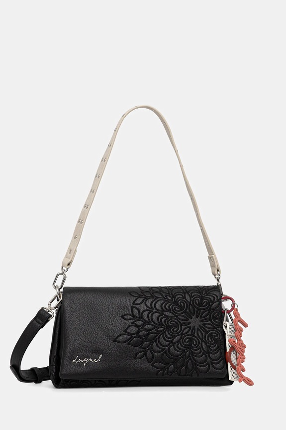 Desigual poșetă SIERRA NARON MEDIUM F nu incape in A4 negru 25WAXPBD