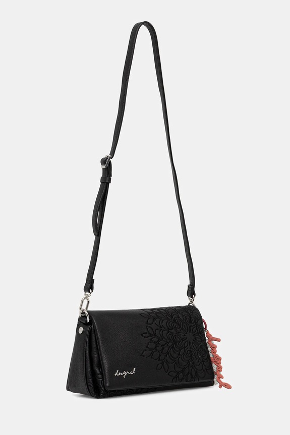 Desigual poșetă SIERRA NARON MEDIUM F 25WAXPBD negru AW25