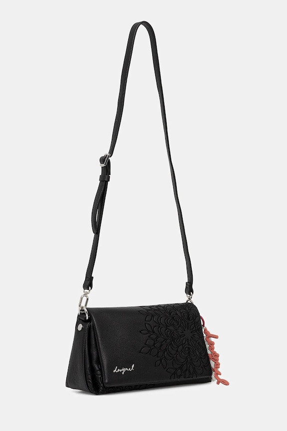 Desigual poșetă SIERRA NARON MEDIUM F 25WAXPBD negru AW25