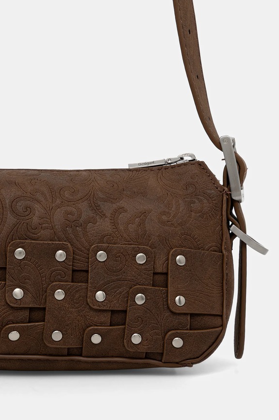 Akcesoria Desigual torebka NEW PATCH 1 CHOCO 25WAXPBO brązowy