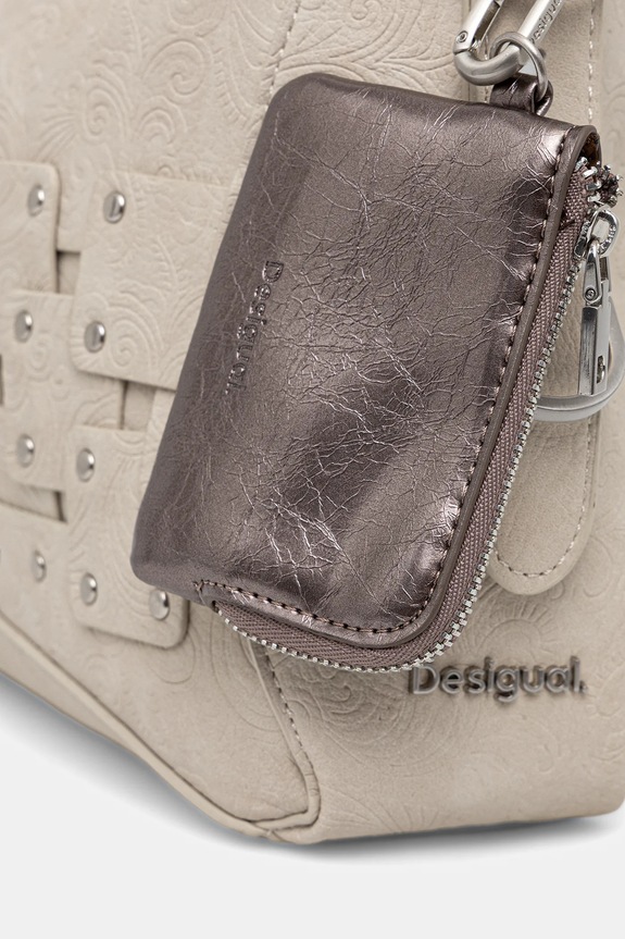 Desigual torebka NEW PATCH 2 PIEDRA beżowy 25WAXPBR