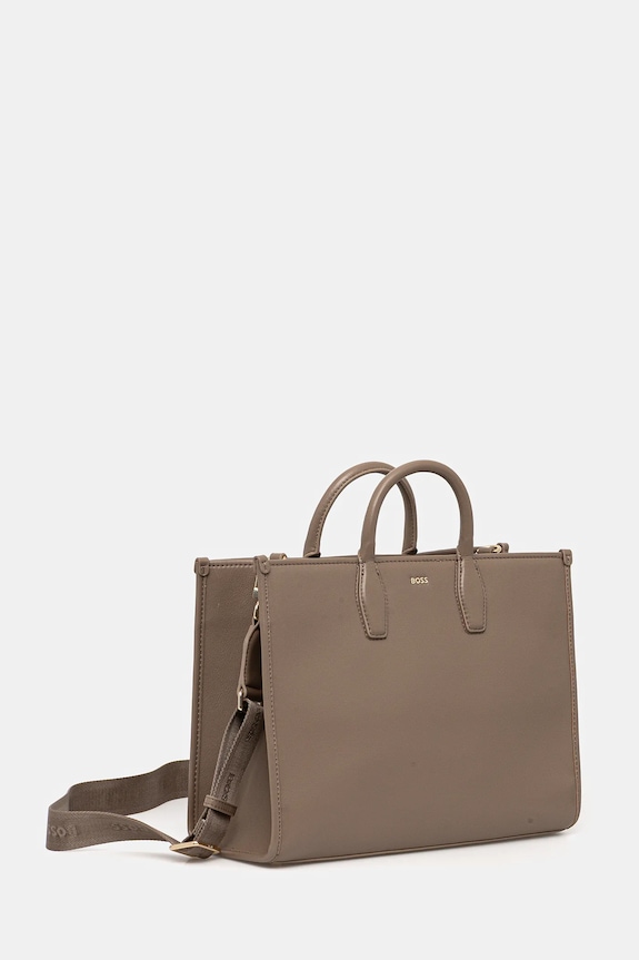 Kabelka BOSS Sandy MED Tote 50547947 hnedá SS26