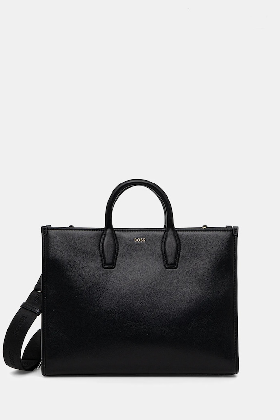 BOSS geantă Sandy MED Tote uni negru 50547947