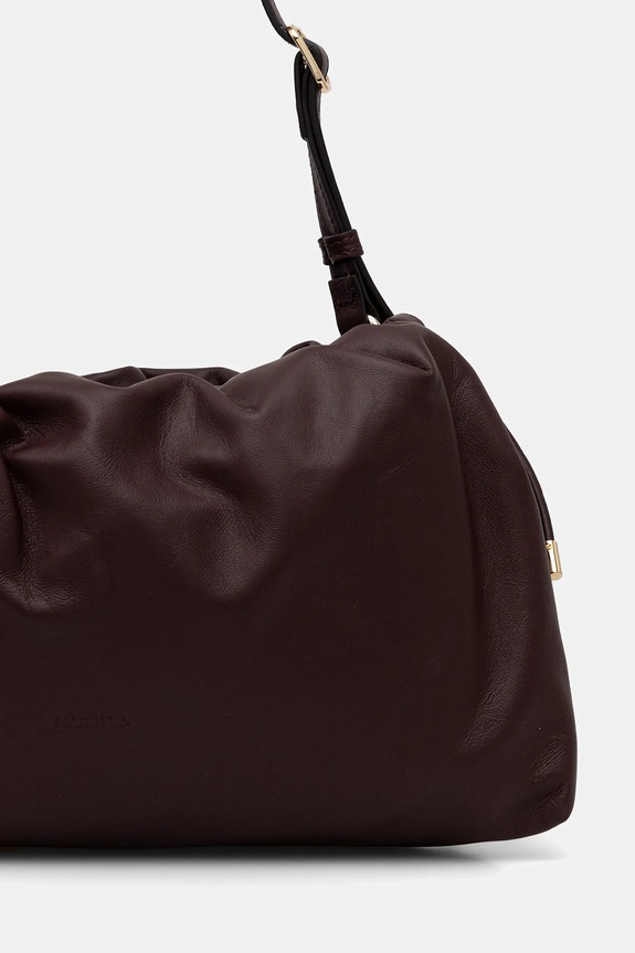 Accesorii Marella poșetă de piele 2523519057200 burgundia