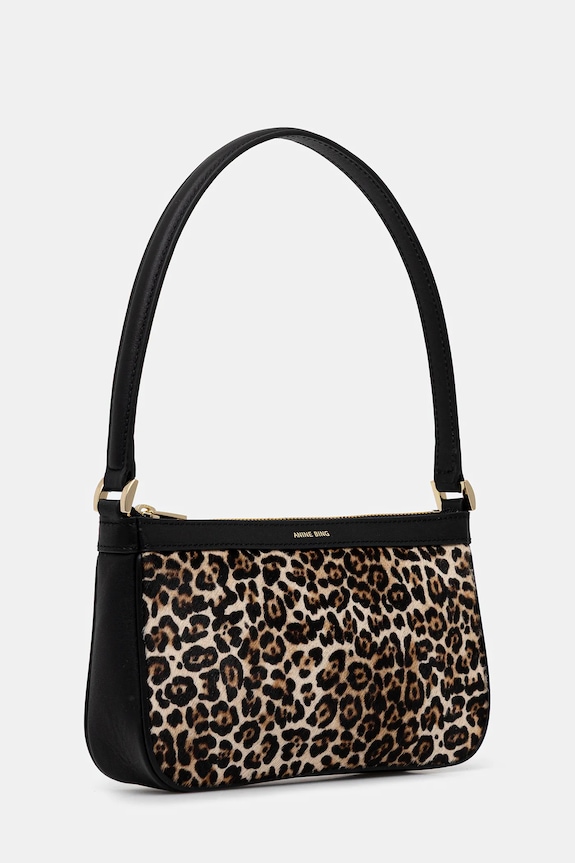 Кожена чанта Anine Bing mini elly A.13.11705 кафяв AW25