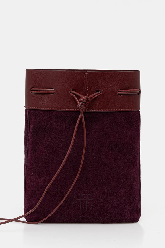 Kiegészítők Forte Forte bőr táska 14199.mybag burgundia