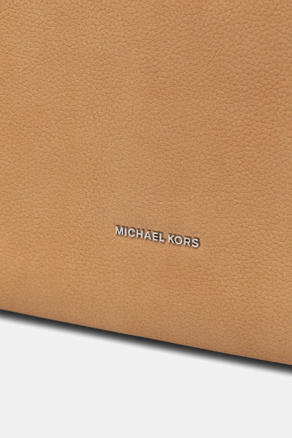 Nubuková kabelka MICHAEL Michael Kors hnědá 30F4SY5H3T