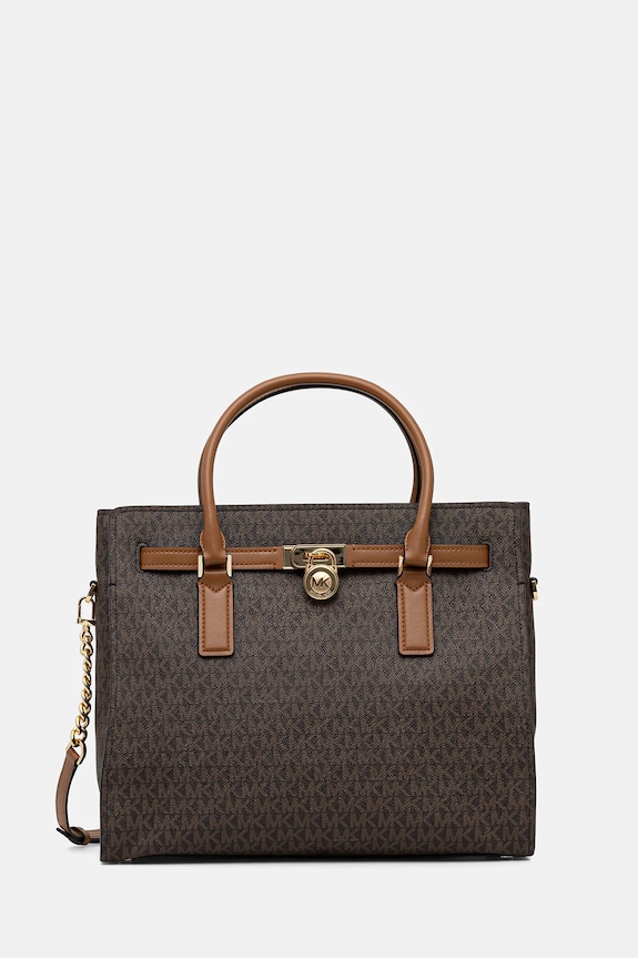 MICHAEL Michael Kors torebka mieści A4 brązowy 30F5GNXS3B