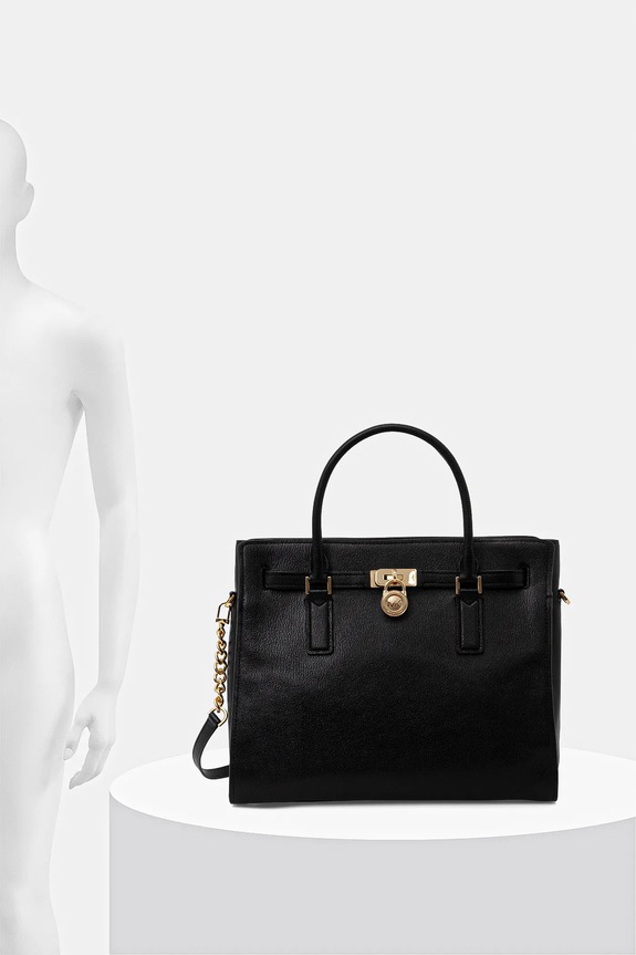 MICHAEL Michael Kors torebka skórzana 30F5GNXS3L czarny