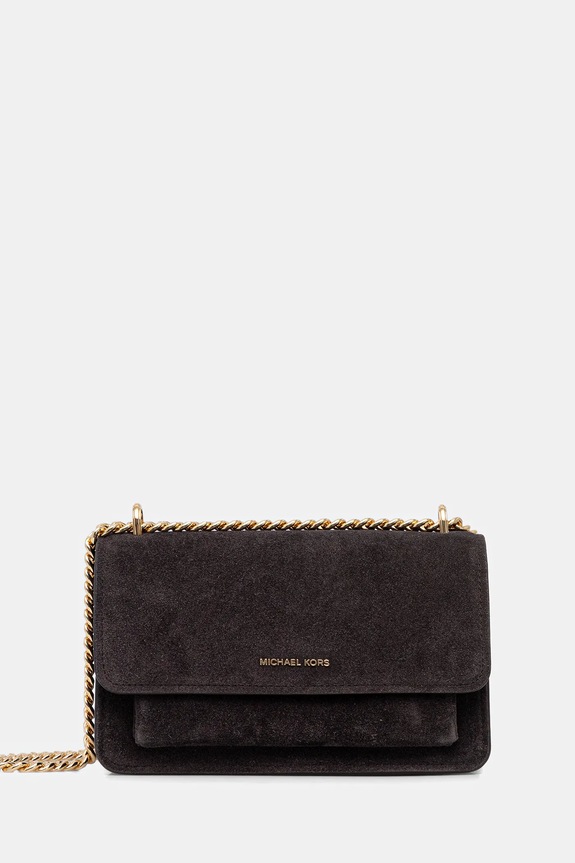 MICHAEL Michael Kors geantă de mână din piele întoarsă uni maro 30F5GC7L3S