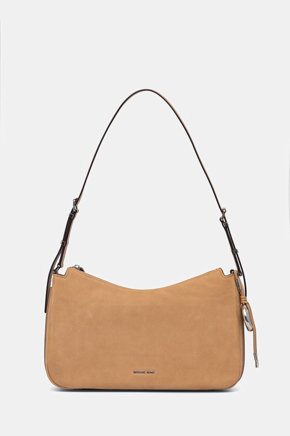 Torbica iz nubuka MICHAEL Michael Kors Ne ustreza A4 bež 30F5SY5M2L