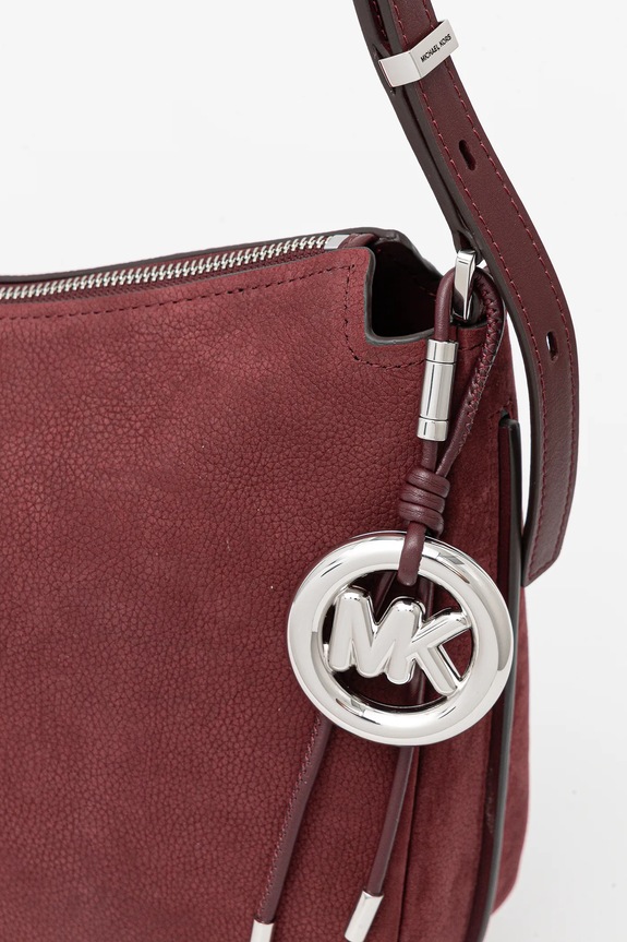MICHAEL Michael Kors torebka nubukowa bordowy 30F5SY5M2L
