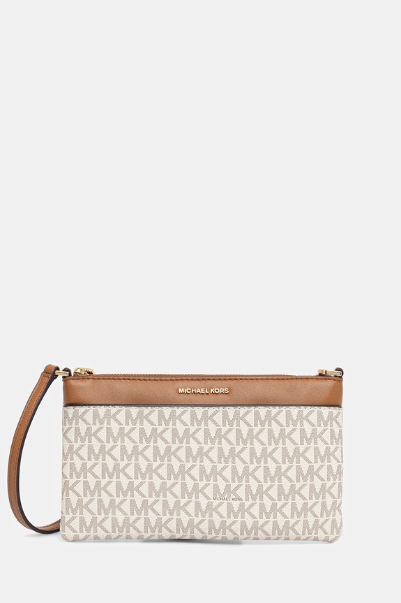 Pismo torbica MICHAEL Michael Kors imitacija zrnate kože bež 32F5GJ6F6B