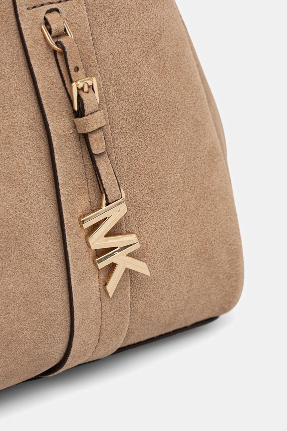 MICHAEL Michael Kors geantă de mână din piele întoarsă bej 30F5G1ZS1S