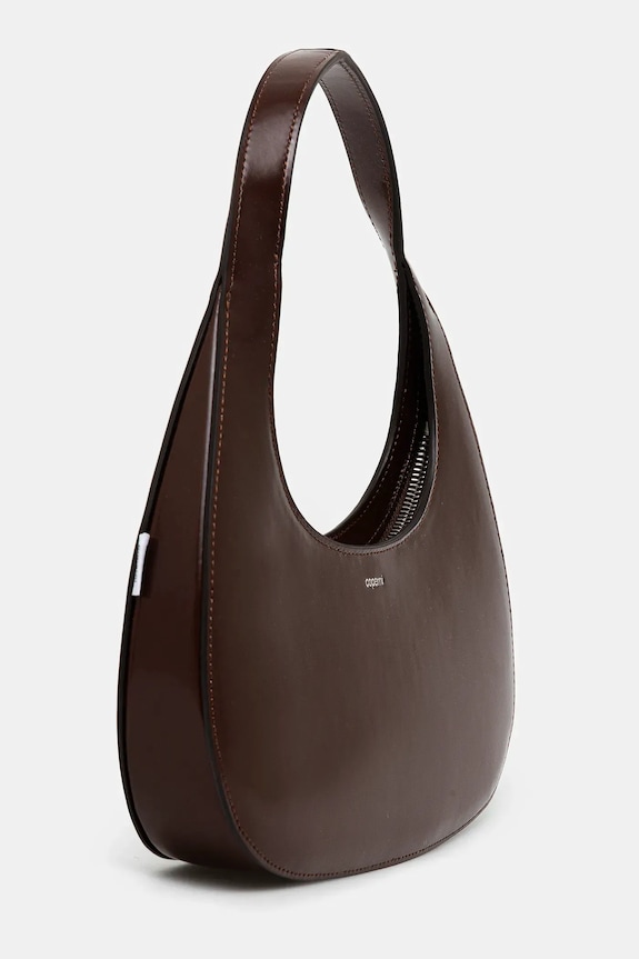 Kožená kabelka Coperni Slim Swipe Baguette COPBA116F6045 hnědá AW25