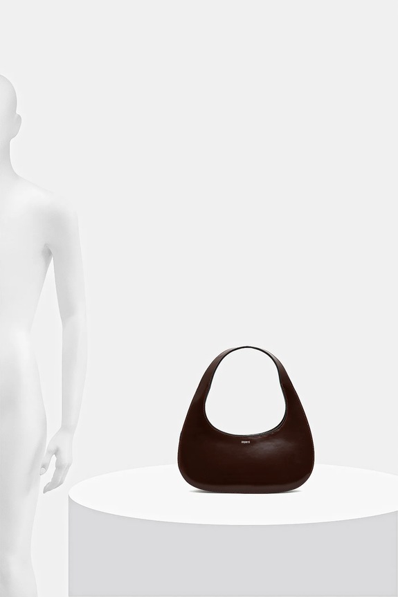 Kožená kabelka Coperni Slim Swipe Baguette COPBA116F6045