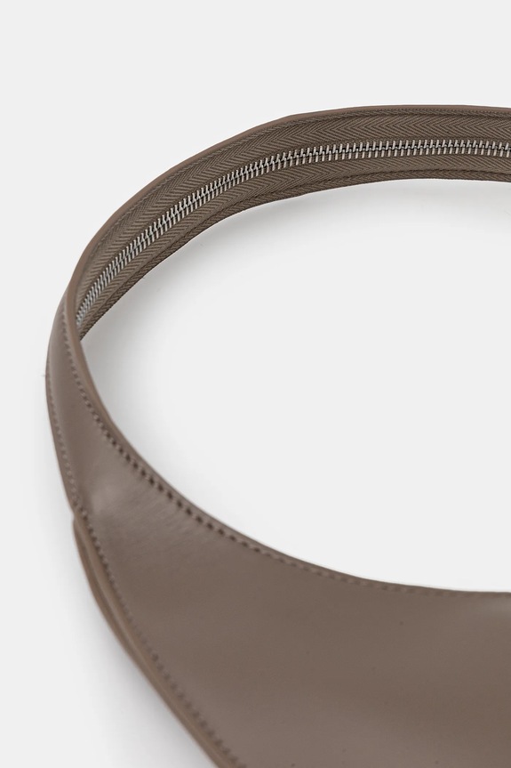 Coperni leather handbag Medium Soft Swipe brown COPBA109F6004