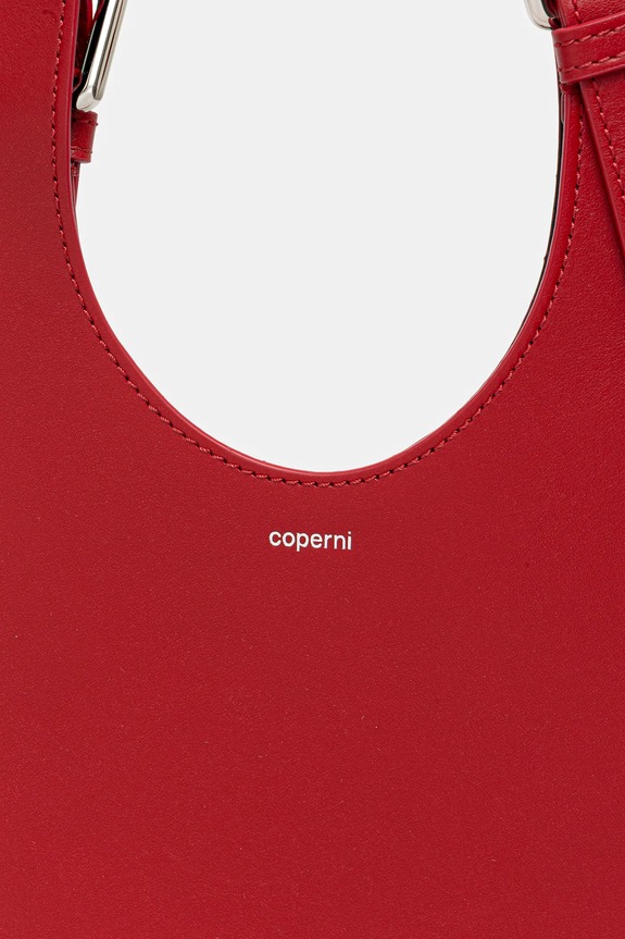 Coperni leather handbag Belt Heart Tote red COPBA112F6012