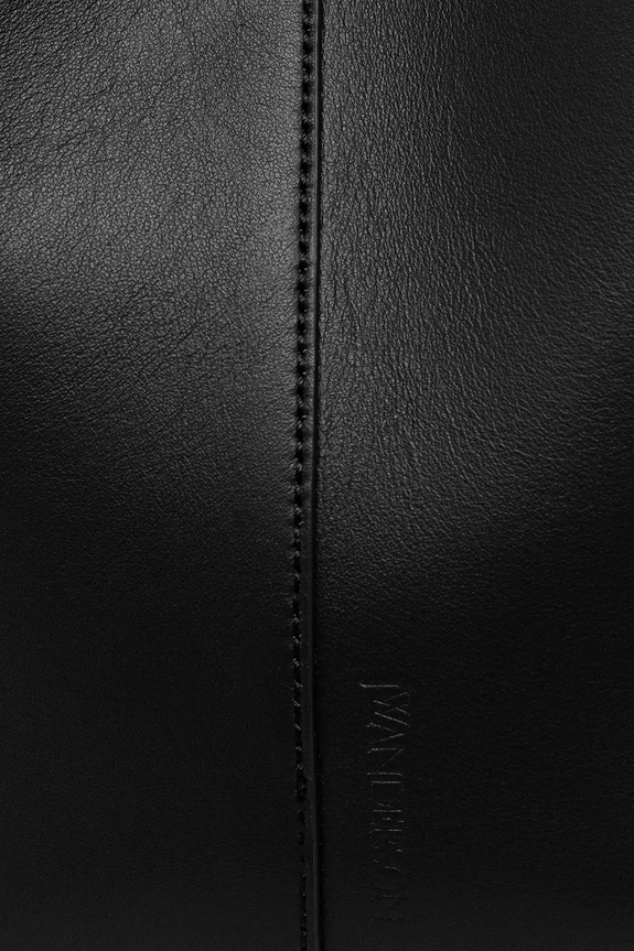 JW Anderson leather handbag The Jwa Corner Small Bucket black HB0741.LA0232
