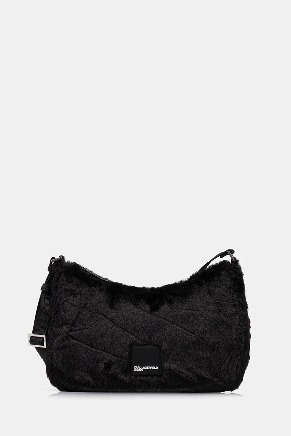 Τσάντα Karl Lagerfeld Jeans υφασμάτινο μαύρο A4W30214