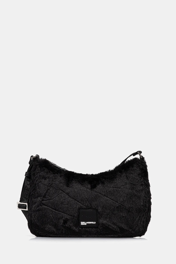 Τσάντα Karl Lagerfeld Jeans υφασμάτινο μαύρο A4W30214