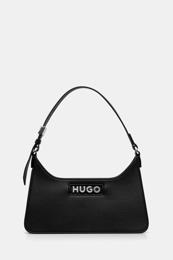 HUGO torebka Mel 2.0 Sh. Bag Flat nie mieści A4 czarny 50552205