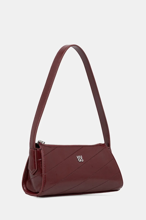 HUGO geantă Chris 2.0 QF_Hobo 50552248 burgundia AW25