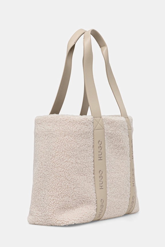 Kabelka HUGO Becky SH_Tote SM 50552302 béžová AW25