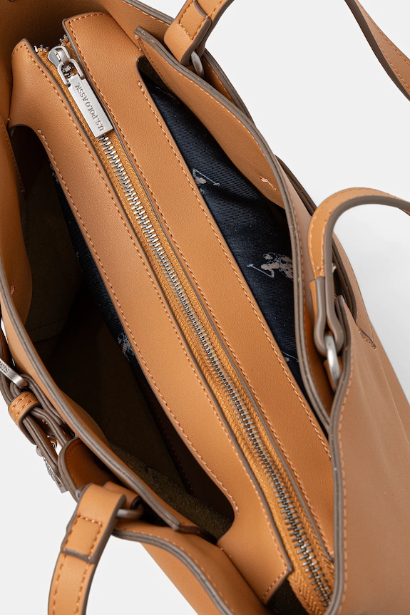 Τσάντα U.S. Polo Assn. Camden S. BIUN88863WVW καφέ