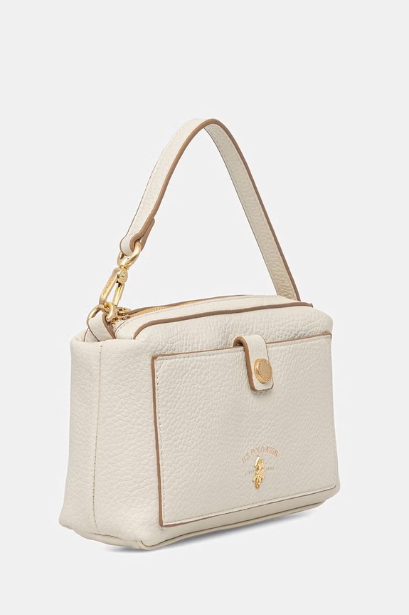 U.S. Polo Assn. crossbody kabelka dámska z imitácie kože Middleton BIU0M8871WVP béžová